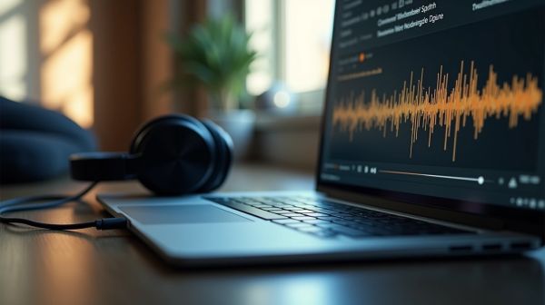 Audio to text conversion in german with transcri